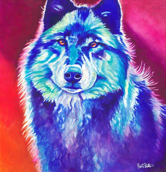 Akela: Signed Print from Original Wolf Painting